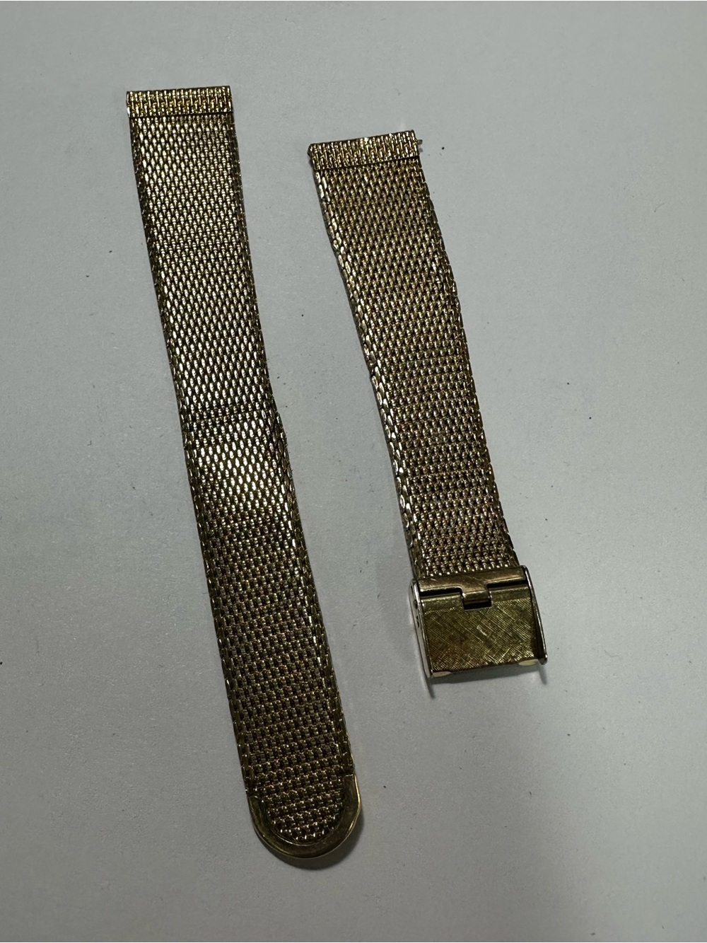 Vintage Gold Filled Mesh Watch Band